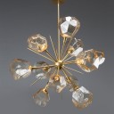 Loft Industry Modern - Glass Stones Chandelier